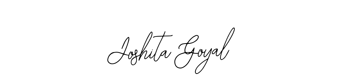 Joshita Goyal stylish signature style. Best Handwritten Sign (Bearetta-2O07w) for my name. Handwritten Signature Collection Ideas for my name Joshita Goyal. Joshita Goyal signature style 12 images and pictures png