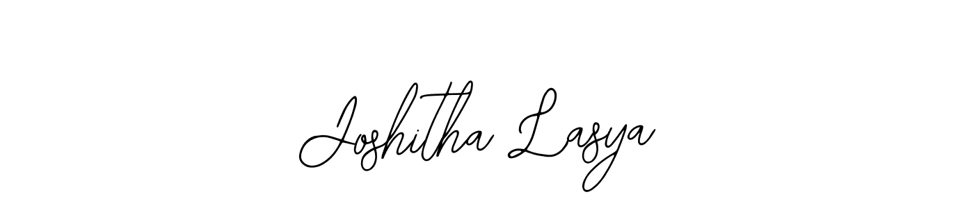 Bearetta-2O07w is a professional signature style that is perfect for those who want to add a touch of class to their signature. It is also a great choice for those who want to make their signature more unique. Get Joshitha Lasya name to fancy signature for free. Joshitha Lasya signature style 12 images and pictures png