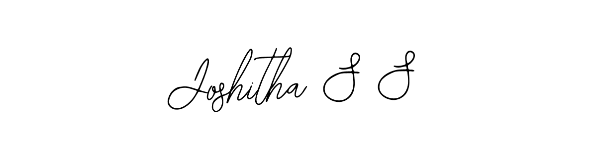 Also we have Joshitha S S name is the best signature style. Create professional handwritten signature collection using Bearetta-2O07w autograph style. Joshitha S S signature style 12 images and pictures png