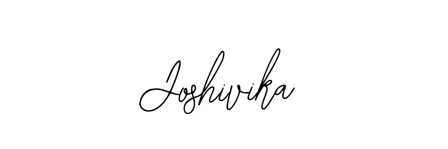 How to make Joshivika signature? Bearetta-2O07w is a professional autograph style. Create handwritten signature for Joshivika name. Joshivika signature style 12 images and pictures png