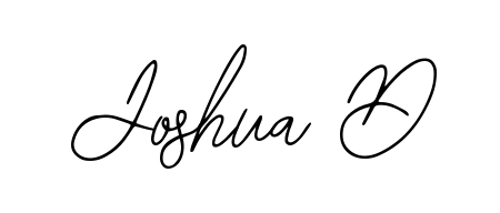 How to make Joshua D name signature. Use Bearetta-2O07w style for creating short signs online. This is the latest handwritten sign. Joshua D signature style 12 images and pictures png