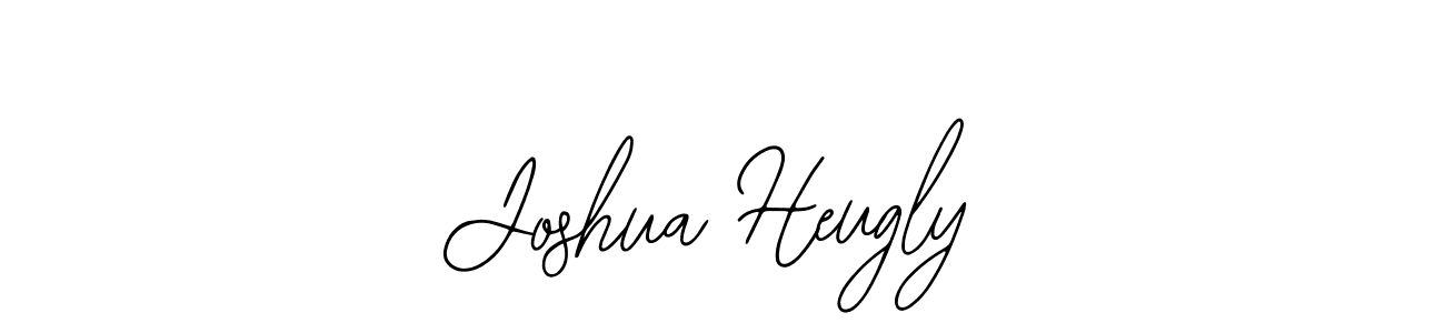 How to make Joshua Heugly name signature. Use Bearetta-2O07w style for creating short signs online. This is the latest handwritten sign. Joshua Heugly signature style 12 images and pictures png