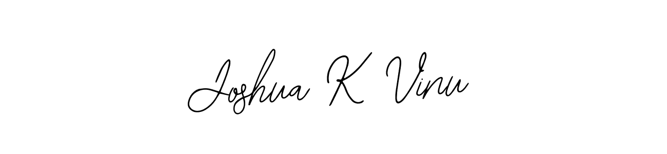 Create a beautiful signature design for name Joshua K Vinu. With this signature (Bearetta-2O07w) fonts, you can make a handwritten signature for free. Joshua K Vinu signature style 12 images and pictures png