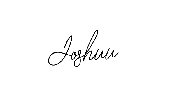 How to make Joshuu name signature. Use Bearetta-2O07w style for creating short signs online. This is the latest handwritten sign. Joshuu signature style 12 images and pictures png