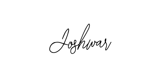 You should practise on your own different ways (Bearetta-2O07w) to write your name (Joshwar) in signature. don't let someone else do it for you. Joshwar signature style 12 images and pictures png