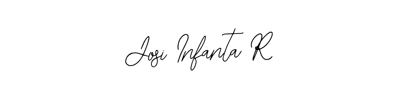 Bearetta-2O07w is a professional signature style that is perfect for those who want to add a touch of class to their signature. It is also a great choice for those who want to make their signature more unique. Get Josi Infanta R name to fancy signature for free. Josi Infanta R signature style 12 images and pictures png