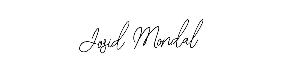 The best way (Bearetta-2O07w) to make a short signature is to pick only two or three words in your name. The name Josid Mondal include a total of six letters. For converting this name. Josid Mondal signature style 12 images and pictures png