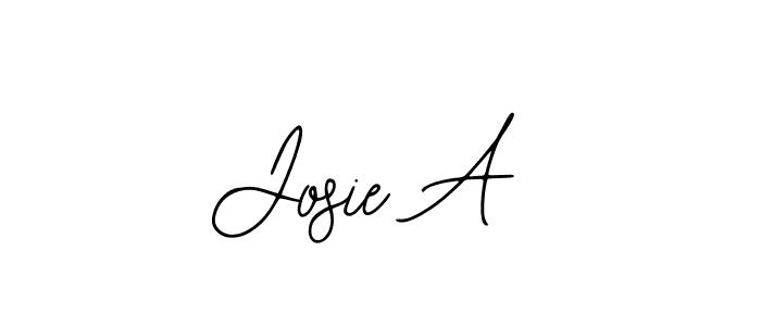 Josie A stylish signature style. Best Handwritten Sign (Bearetta-2O07w) for my name. Handwritten Signature Collection Ideas for my name Josie A. Josie A signature style 12 images and pictures png