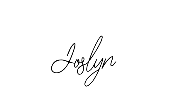 How to make Joslyn name signature. Use Bearetta-2O07w style for creating short signs online. This is the latest handwritten sign. Joslyn signature style 12 images and pictures png