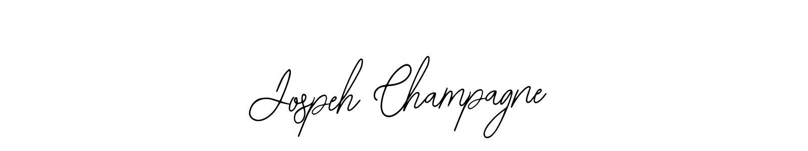 Create a beautiful signature design for name Jospeh Champagne. With this signature (Bearetta-2O07w) fonts, you can make a handwritten signature for free. Jospeh Champagne signature style 12 images and pictures png