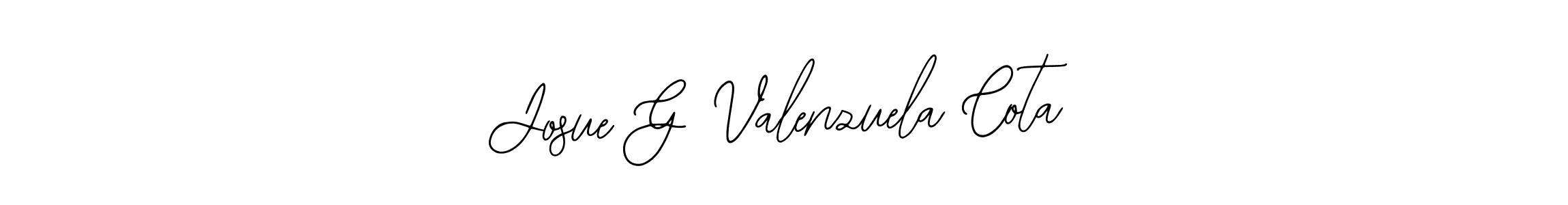 Create a beautiful signature design for name Josue G Valenzuela Cota. With this signature (Bearetta-2O07w) fonts, you can make a handwritten signature for free. Josue G Valenzuela Cota signature style 12 images and pictures png