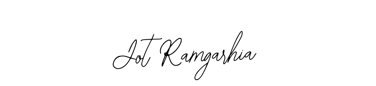 It looks lik you need a new signature style for name Jot Ramgarhia. Design unique handwritten (Bearetta-2O07w) signature with our free signature maker in just a few clicks. Jot Ramgarhia signature style 12 images and pictures png