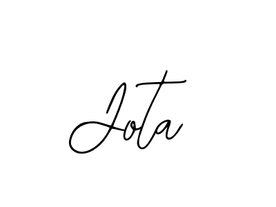 How to make Jota name signature. Use Bearetta-2O07w style for creating short signs online. This is the latest handwritten sign. Jota signature style 12 images and pictures png