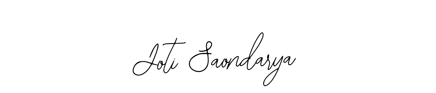 How to Draw Joti Saondarya signature style? Bearetta-2O07w is a latest design signature styles for name Joti Saondarya. Joti Saondarya signature style 12 images and pictures png