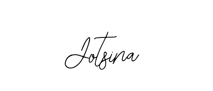 Use a signature maker to create a handwritten signature online. With this signature software, you can design (Bearetta-2O07w) your own signature for name Jotsina. Jotsina signature style 12 images and pictures png