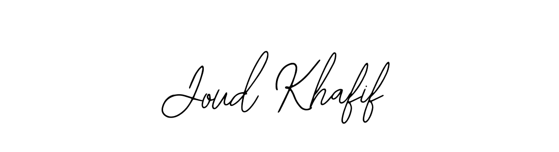 Make a beautiful signature design for name Joud Khafif. With this signature (Bearetta-2O07w) style, you can create a handwritten signature for free. Joud Khafif signature style 12 images and pictures png