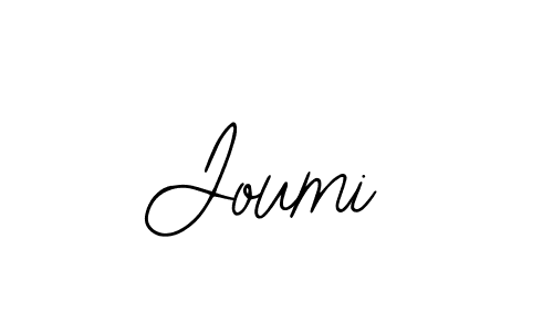 How to make Joumi name signature. Use Bearetta-2O07w style for creating short signs online. This is the latest handwritten sign. Joumi signature style 12 images and pictures png