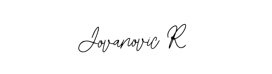 if you are searching for the best signature style for your name Jovanovic R. so please give up your signature search. here we have designed multiple signature styles  using Bearetta-2O07w. Jovanovic R signature style 12 images and pictures png