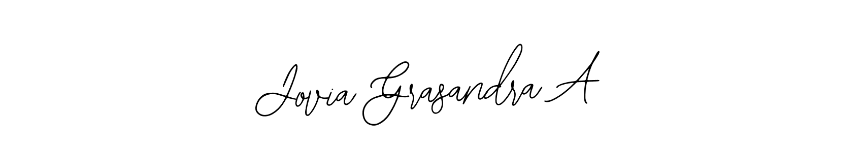 How to make Jovia Grasandra A signature? Bearetta-2O07w is a professional autograph style. Create handwritten signature for Jovia Grasandra A name. Jovia Grasandra A signature style 12 images and pictures png
