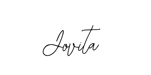 The best way (Bearetta-2O07w) to make a short signature is to pick only two or three words in your name. The name Jovita include a total of six letters. For converting this name. Jovita signature style 12 images and pictures png