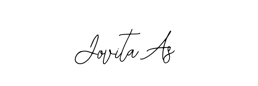 Once you've used our free online signature maker to create your best signature Bearetta-2O07w style, it's time to enjoy all of the benefits that Jovita As name signing documents. Jovita As signature style 12 images and pictures png