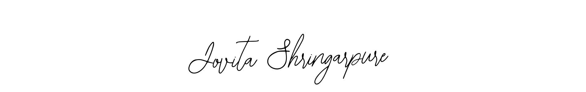 Make a beautiful signature design for name Jovita Shringarpure. With this signature (Bearetta-2O07w) style, you can create a handwritten signature for free. Jovita Shringarpure signature style 12 images and pictures png