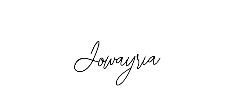 Jowayria stylish signature style. Best Handwritten Sign (Bearetta-2O07w) for my name. Handwritten Signature Collection Ideas for my name Jowayria. Jowayria signature style 12 images and pictures png