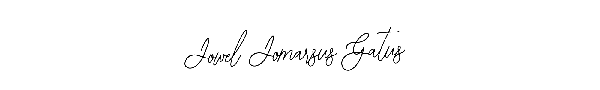 Create a beautiful signature design for name Jowel Jomarsus Gatus. With this signature (Bearetta-2O07w) fonts, you can make a handwritten signature for free. Jowel Jomarsus Gatus signature style 12 images and pictures png