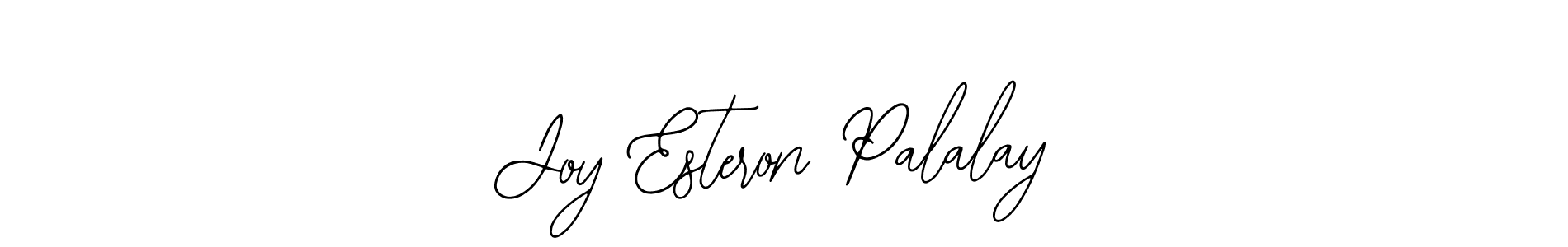 Use a signature maker to create a handwritten signature online. With this signature software, you can design (Bearetta-2O07w) your own signature for name Joy Esteron Palalay. Joy Esteron Palalay signature style 12 images and pictures png