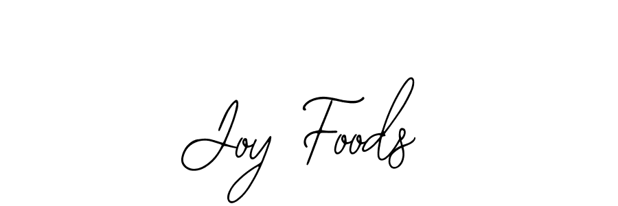 if you are searching for the best signature style for your name Joy Foods. so please give up your signature search. here we have designed multiple signature styles  using Bearetta-2O07w. Joy Foods signature style 12 images and pictures png