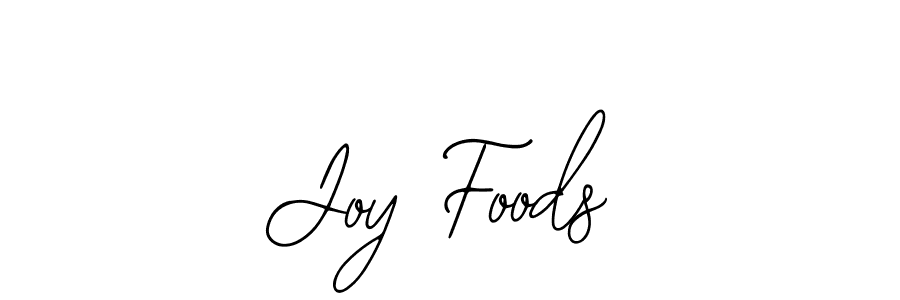 if you are searching for the best signature style for your name Joy Foods. so please give up your signature search. here we have designed multiple signature styles  using Bearetta-2O07w. Joy Foods signature style 12 images and pictures png