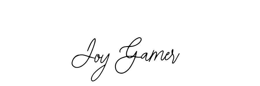 You should practise on your own different ways (Bearetta-2O07w) to write your name (Joy Gamer) in signature. don't let someone else do it for you. Joy Gamer signature style 12 images and pictures png