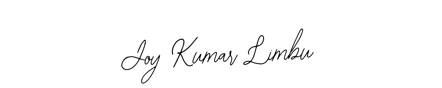 How to make Joy Kumar Limbu name signature. Use Bearetta-2O07w style for creating short signs online. This is the latest handwritten sign. Joy Kumar Limbu signature style 12 images and pictures png