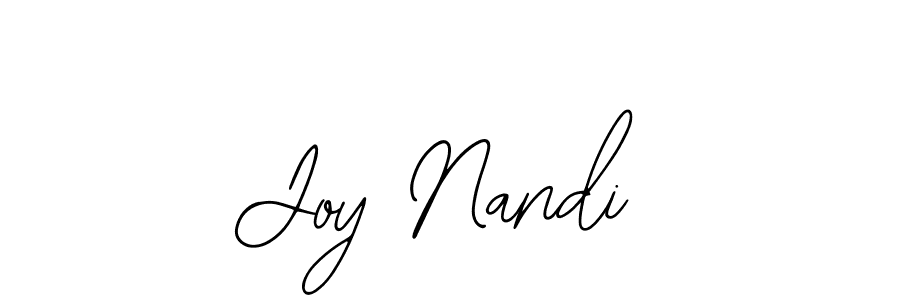 You should practise on your own different ways (Bearetta-2O07w) to write your name (Joy Nandi) in signature. don't let someone else do it for you. Joy Nandi signature style 12 images and pictures png