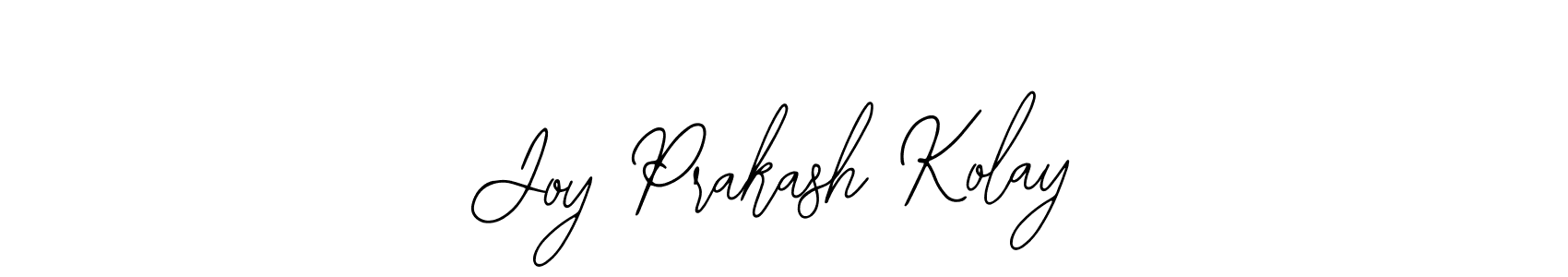 How to Draw Joy Prakash Kolay signature style? Bearetta-2O07w is a latest design signature styles for name Joy Prakash Kolay. Joy Prakash Kolay signature style 12 images and pictures png