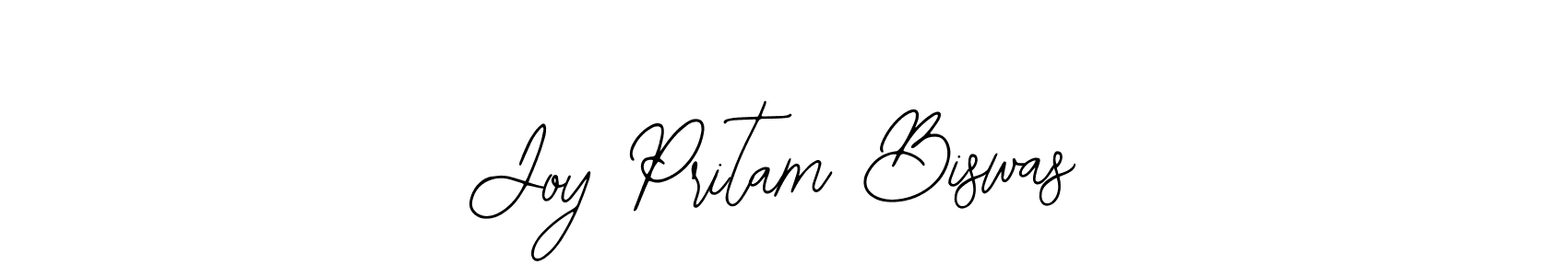 Use a signature maker to create a handwritten signature online. With this signature software, you can design (Bearetta-2O07w) your own signature for name Joy Pritam Biswas. Joy Pritam Biswas signature style 12 images and pictures png