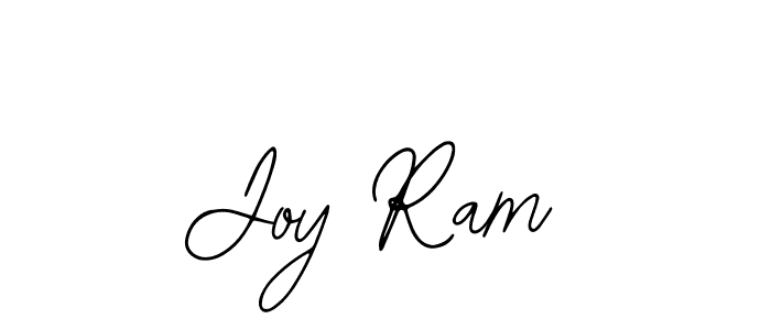 How to make Joy Ram name signature. Use Bearetta-2O07w style for creating short signs online. This is the latest handwritten sign. Joy Ram signature style 12 images and pictures png