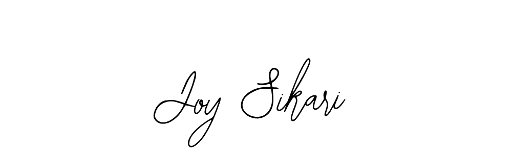 How to make Joy Sikari name signature. Use Bearetta-2O07w style for creating short signs online. This is the latest handwritten sign. Joy Sikari signature style 12 images and pictures png