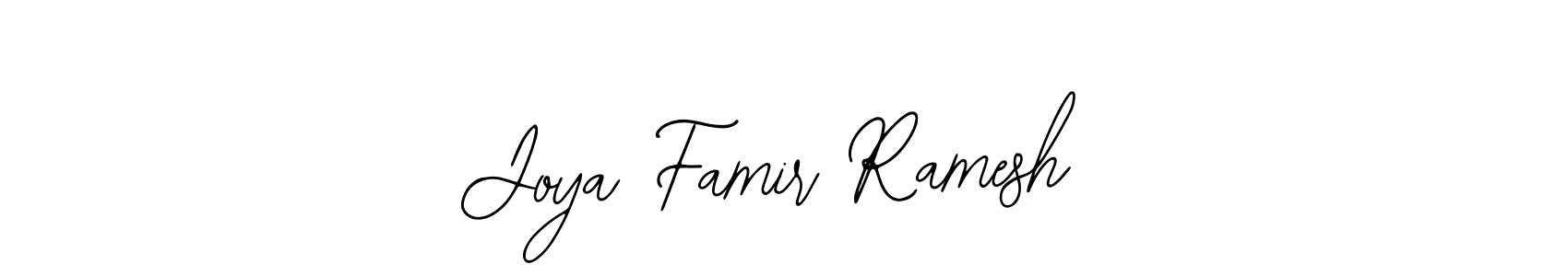 This is the best signature style for the Joya Famir Ramesh name. Also you like these signature font (Bearetta-2O07w). Mix name signature. Joya Famir Ramesh signature style 12 images and pictures png