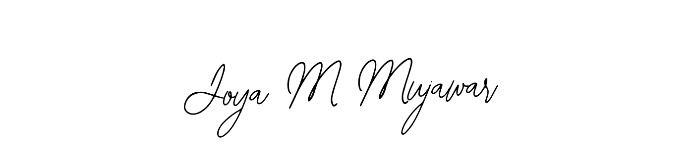 Make a beautiful signature design for name Joya M Mujawar. With this signature (Bearetta-2O07w) style, you can create a handwritten signature for free. Joya M Mujawar signature style 12 images and pictures png