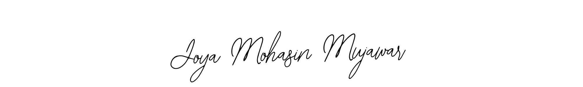 Create a beautiful signature design for name Joya Mohasin Mujawar. With this signature (Bearetta-2O07w) fonts, you can make a handwritten signature for free. Joya Mohasin Mujawar signature style 12 images and pictures png