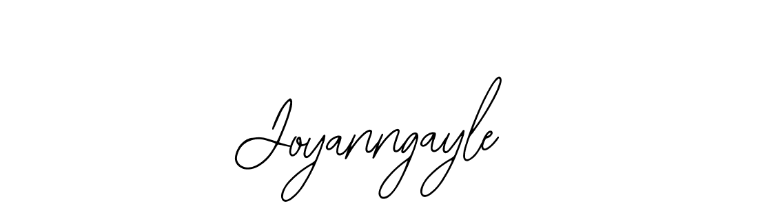 How to make Joyanngayle name signature. Use Bearetta-2O07w style for creating short signs online. This is the latest handwritten sign. Joyanngayle signature style 12 images and pictures png