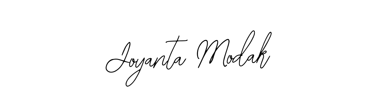 You should practise on your own different ways (Bearetta-2O07w) to write your name (Joyanta Modak) in signature. don't let someone else do it for you. Joyanta Modak signature style 12 images and pictures png