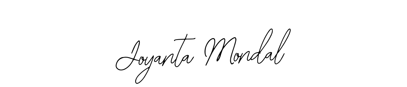 How to make Joyanta Mondal name signature. Use Bearetta-2O07w style for creating short signs online. This is the latest handwritten sign. Joyanta Mondal signature style 12 images and pictures png