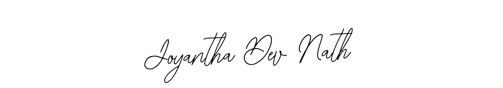 You should practise on your own different ways (Bearetta-2O07w) to write your name (Joyantha Dev Nath) in signature. don't let someone else do it for you. Joyantha Dev Nath signature style 12 images and pictures png
