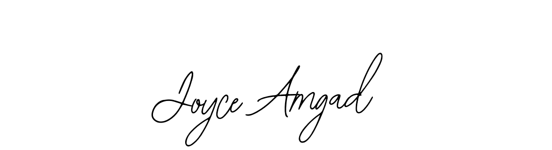 How to make Joyce Amgad signature? Bearetta-2O07w is a professional autograph style. Create handwritten signature for Joyce Amgad name. Joyce Amgad signature style 12 images and pictures png