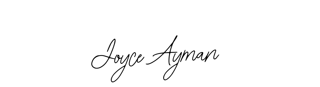 Design your own signature with our free online signature maker. With this signature software, you can create a handwritten (Bearetta-2O07w) signature for name Joyce Ayman. Joyce Ayman signature style 12 images and pictures png