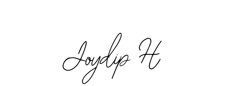 Use a signature maker to create a handwritten signature online. With this signature software, you can design (Bearetta-2O07w) your own signature for name Joydip H. Joydip H signature style 12 images and pictures png