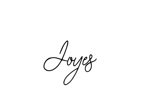 Design your own signature with our free online signature maker. With this signature software, you can create a handwritten (Bearetta-2O07w) signature for name Joyes. Joyes signature style 12 images and pictures png