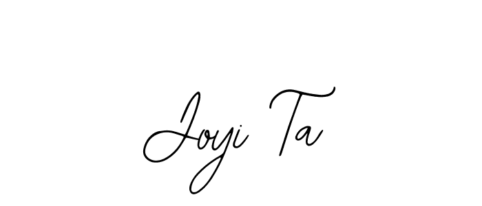Design your own signature with our free online signature maker. With this signature software, you can create a handwritten (Bearetta-2O07w) signature for name Joyi Ta. Joyi Ta signature style 12 images and pictures png